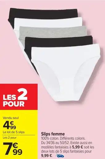 Slips femme