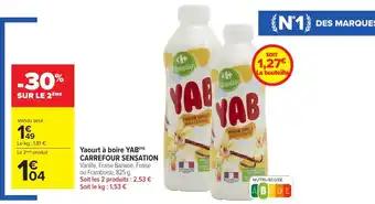 Yaourt à boire yab