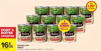 D'AUCY Haricots verts