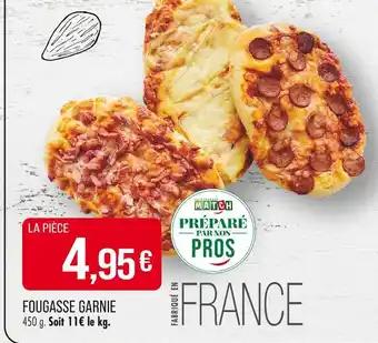 Match Fougasse Garnie