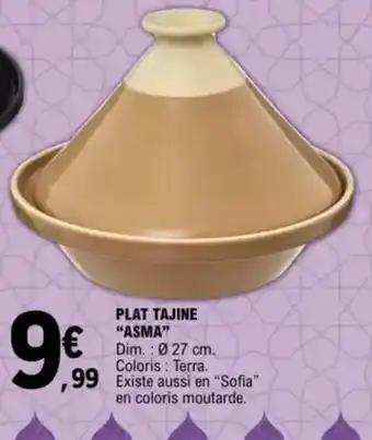 Plat tajine "asma"