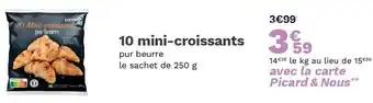 10 mini-croissants 250 g