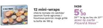 12 mini-wraps 180 g 
