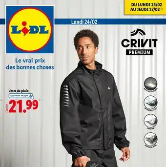 CRIVIT Veste de pluie