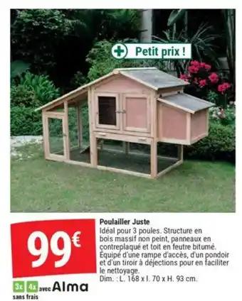 Poulailler Juste