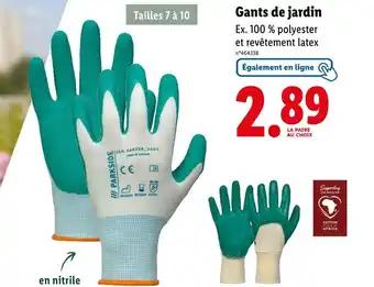 PARKSIDE Gants de jardin