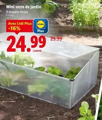 Mini serre de jardin