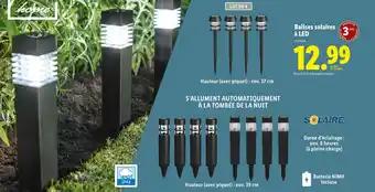 Balises solaires à LED