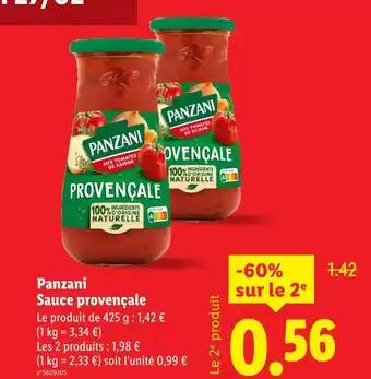 Panzani Sauce provençale