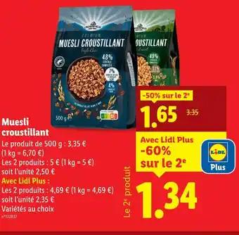 Muesli croustillant