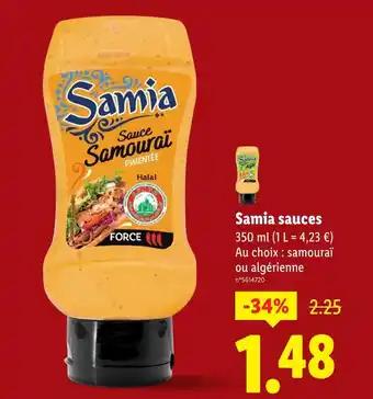 SAMIA sauces