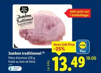 Jambon traditionnel