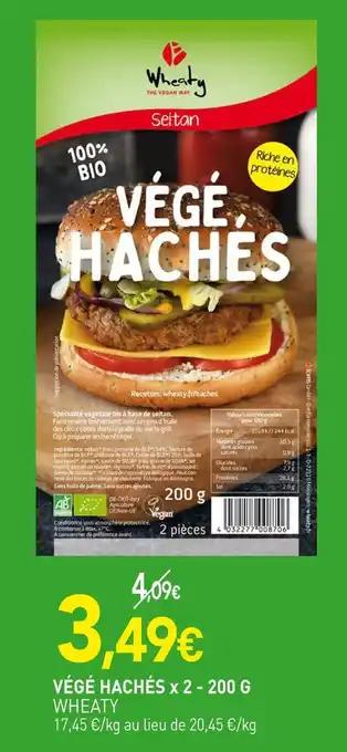 Wheaty Végé Hachés x 2