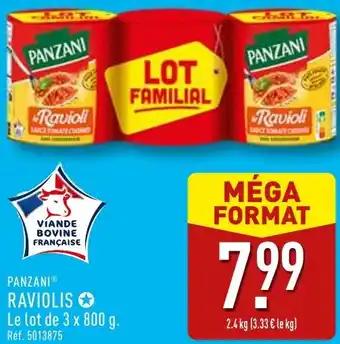 Panzani raviolis 2.4 kg