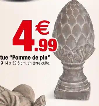 Statue Pomme de pin