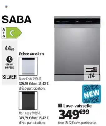 SABA Lave-vaisselle