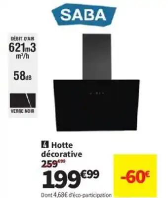 Hotte décorative