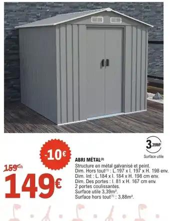Abri métal