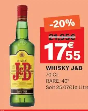 J&B Whisky
