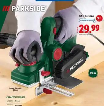 PARKSIDE Rabot électrique
