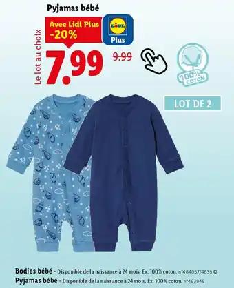 Pyjamas bébé
