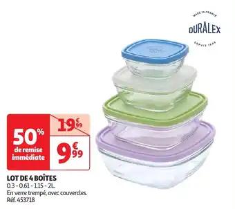Lot de 4 boîtes