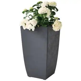 Pot carré Diva basalt