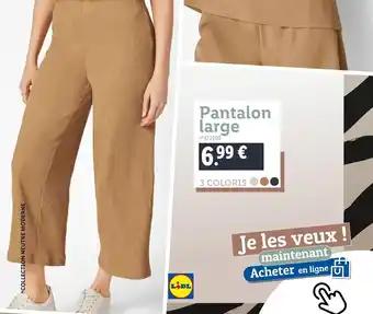 Pantalon large