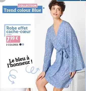 Robe effet cache-cœur