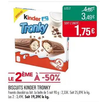 KINDER TRONKY Biscuits