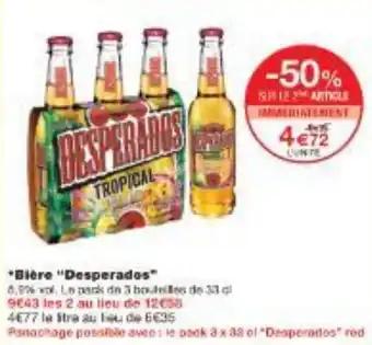 Biere Desperados 33 cl