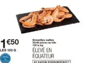 Crevettes cuites 100 g 