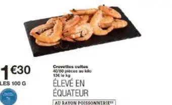 Crevettes cuites 100 g 