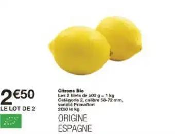 Citrons Bio 500 g 