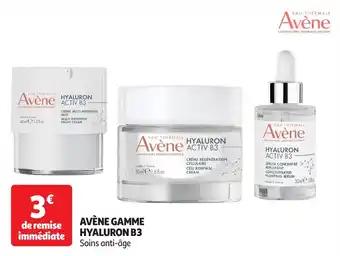 Avène gamme hyaluron b3