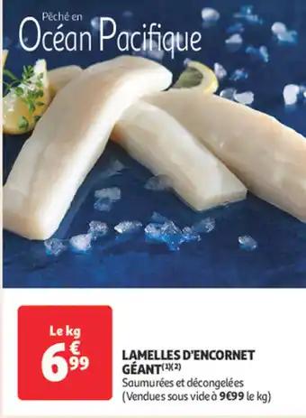 Lamelles d'encornet géant