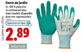 Gants de jardin