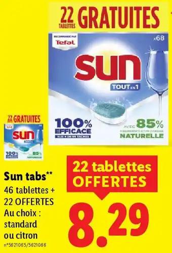 Sun tabs