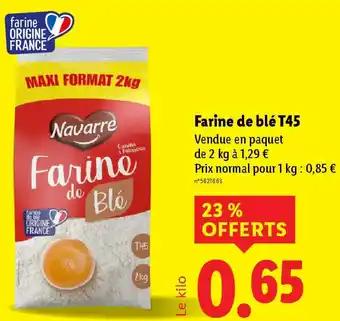Farine de blé T45 2 kg 