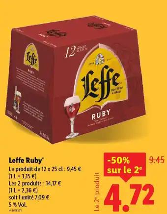 Leffe Ruby 25 cl