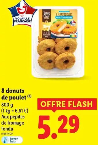8 donuts de poulet 800 g