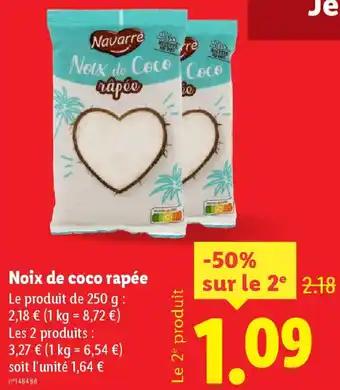 Noix de coco rapée 250 g