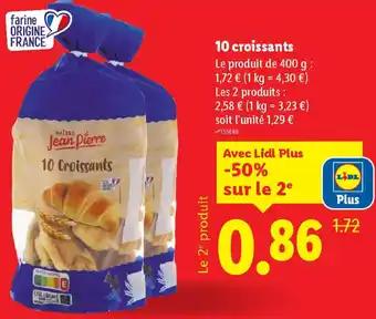 10 croissants 400 g