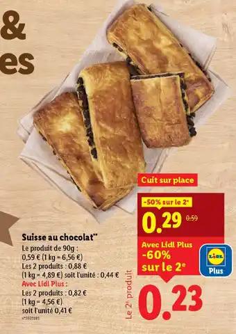 Suisse au chocolat 90 g