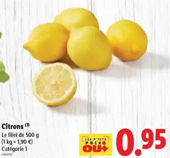 Citrons 500 g 