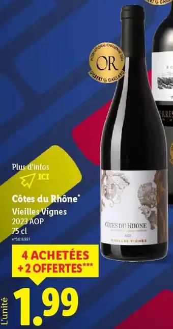 Côtes du Rhône 75 cl 
