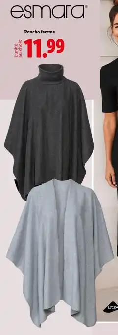 Esmara Poncho femme