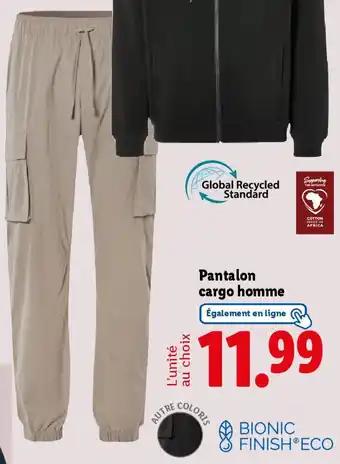 Pantalon cargo homme