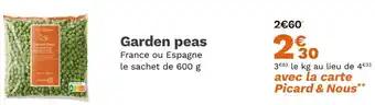 Garden peas 600 g