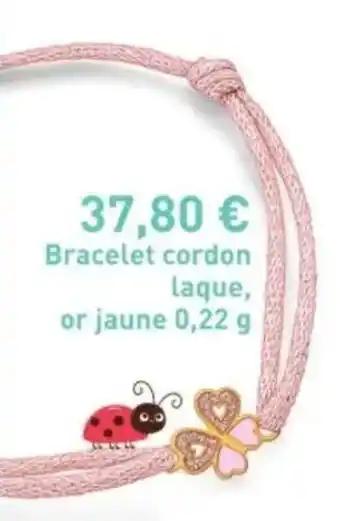 Bracelet cordon